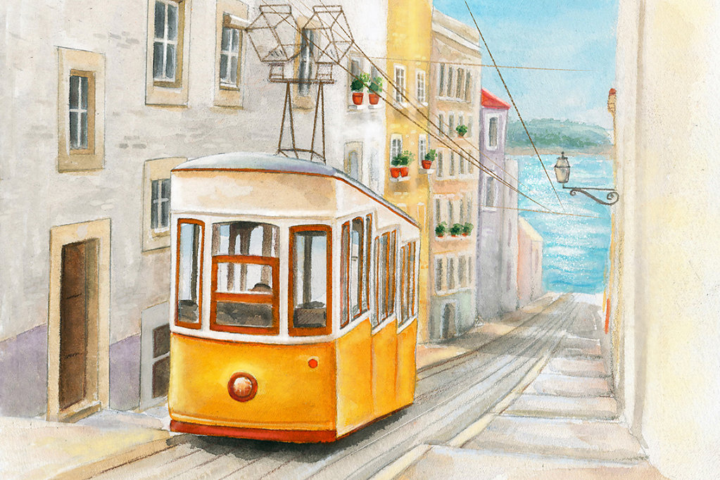 Lisbon. Postcard