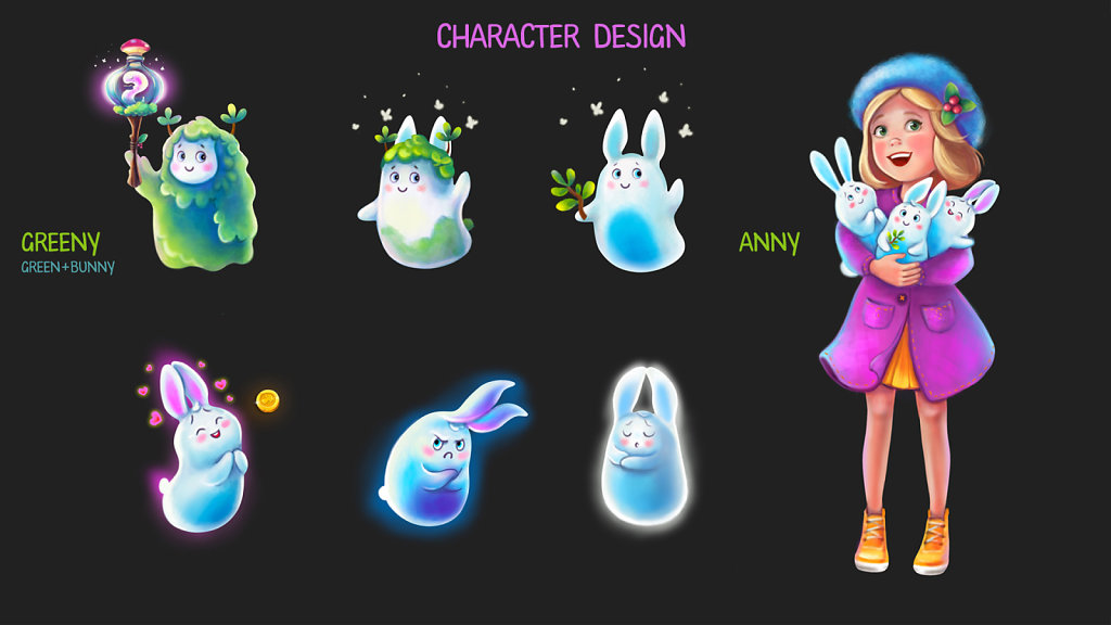 Forest life - Characters design