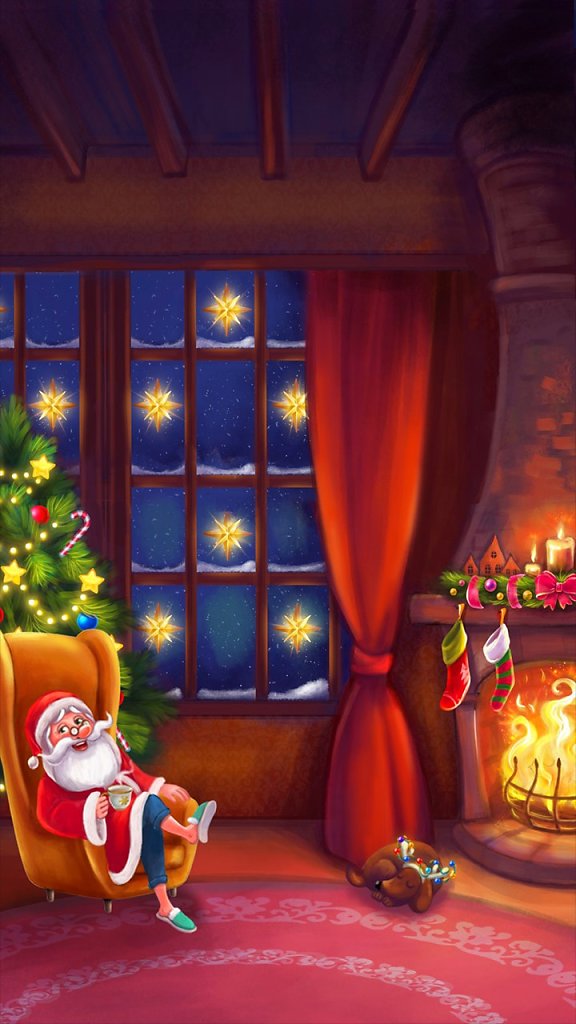 Santa Frenzy - Bonus Background