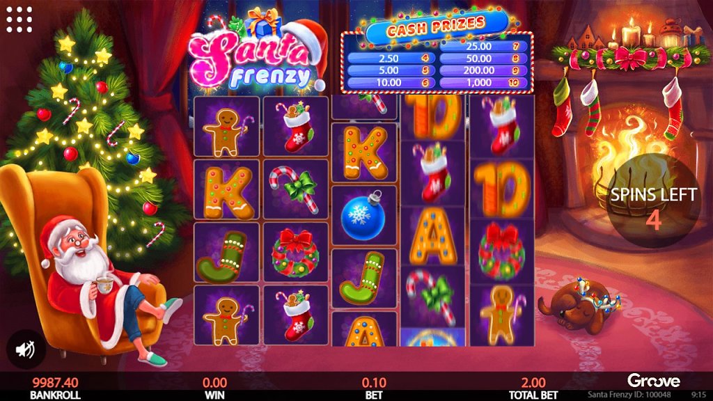 Santa Frenzy - game screen